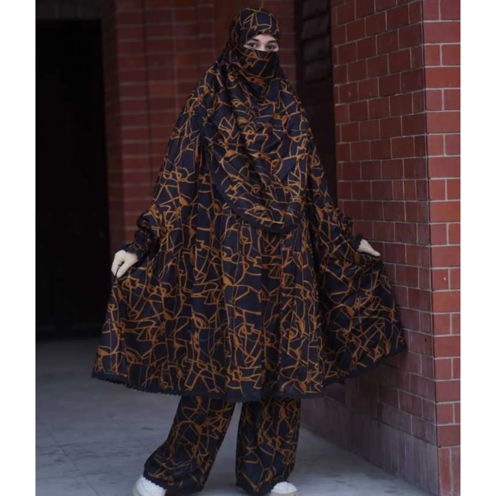 Iwrp1qAmt7I4j5XCtpEb6bEkpRkQ9dg0kzKOIVo1 Elegant Palazzo long Khimar Set - Image 1