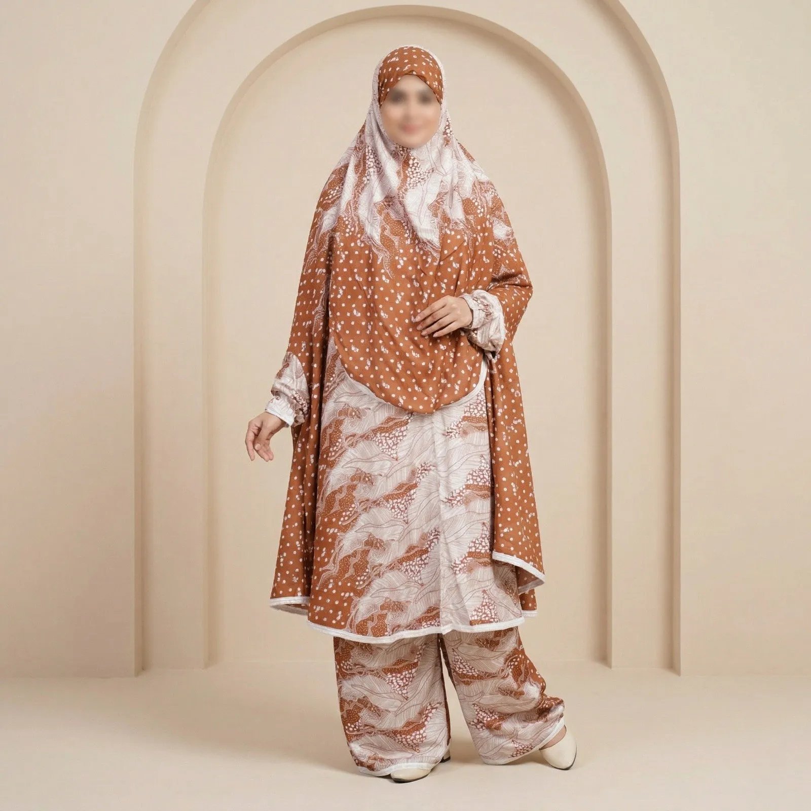NjmpGJR5tJtN40wrcxk6nQu9co7eSp9WJrbraQrp-1 Elegant Palazzo long Khimar Set - Image 1