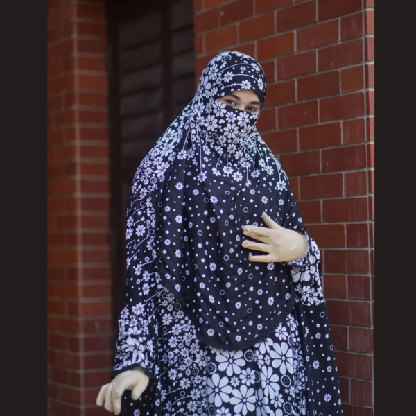Elegant Palazzo long Khimar Set