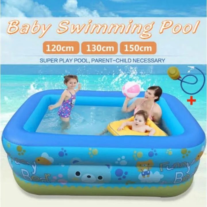 S2536bcec811642e7a40f0054a709bdb99 Inflatable Baby Bath Tub / Swimming Pool 120 cm - Image 1
