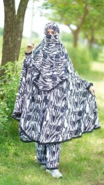 Elegant Palazzo long Khimar Set - Image 3