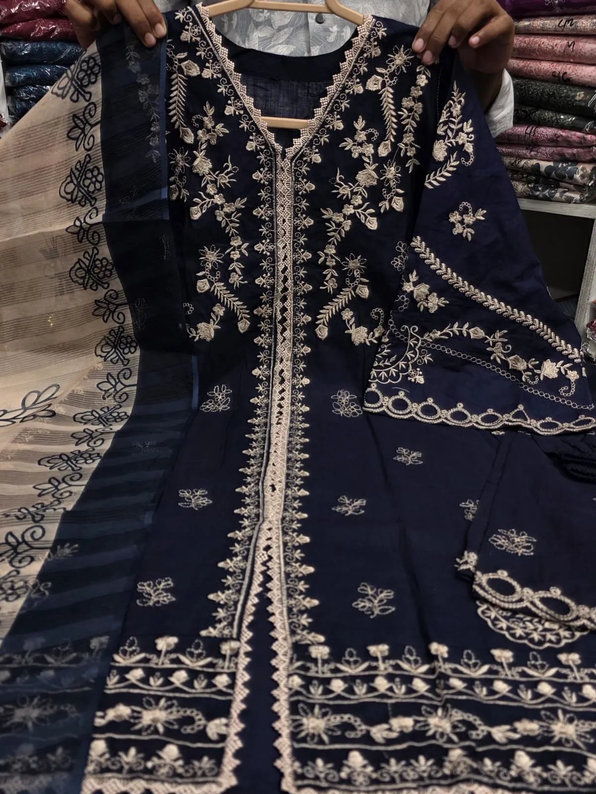 WhatsApp-Image-2026-07-28-at-12.44.40-PM-1 Premium Black Cotton Embroidered 3 Piece Suit for Women | Elegant Cotton Salwar Kameez with Embroidered Dupatta - Image 1