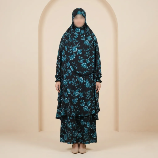 Elegant Palazzo long Khimar Set
