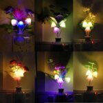Lighting US Plug Flower Vase LED Mushroom Night Light mushroom light led mushroom light - Image 3