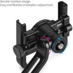 Universal Aluminum Alloy 360° Rotated Adjustable Rear-View NON USB Mirror Type Bike Motorcycle Honda Scoter Cell Phone Mobile Smart Phone Holder or Stand - Image 4