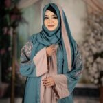 প্রিমিয়াম এমব্রয়ডারি বোরকা সেট See Green