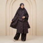 Elegant Palazzo long Khimar Set