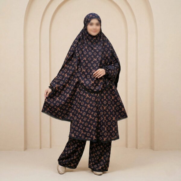 Elegant Palazzo long Khimar Set