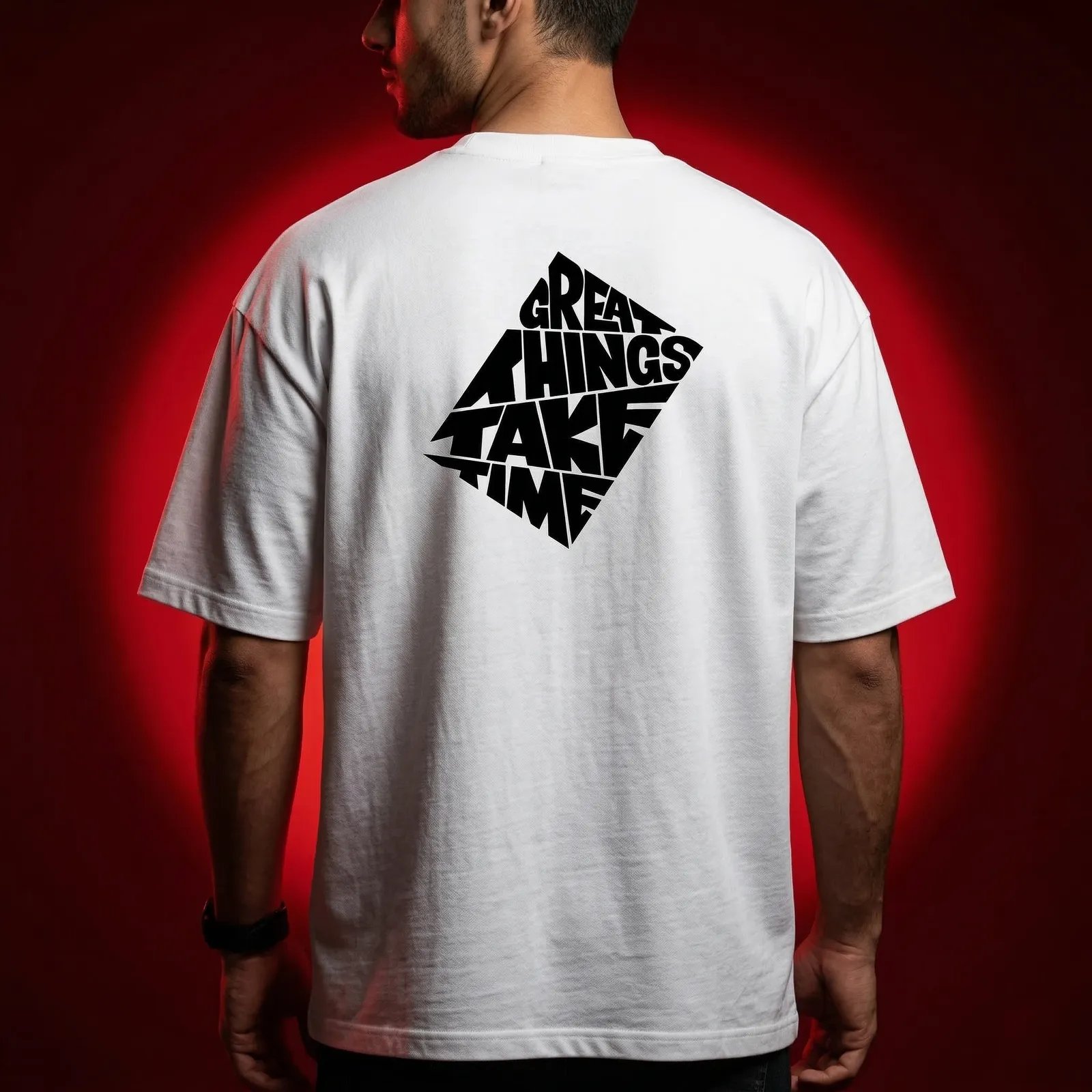 mFTqdWoRreSTpp9oFsTr8ws7h3nWa2Tg8HzyWEW2-2 Men's Stylish Premium Drop Shoulder - White - Image 1