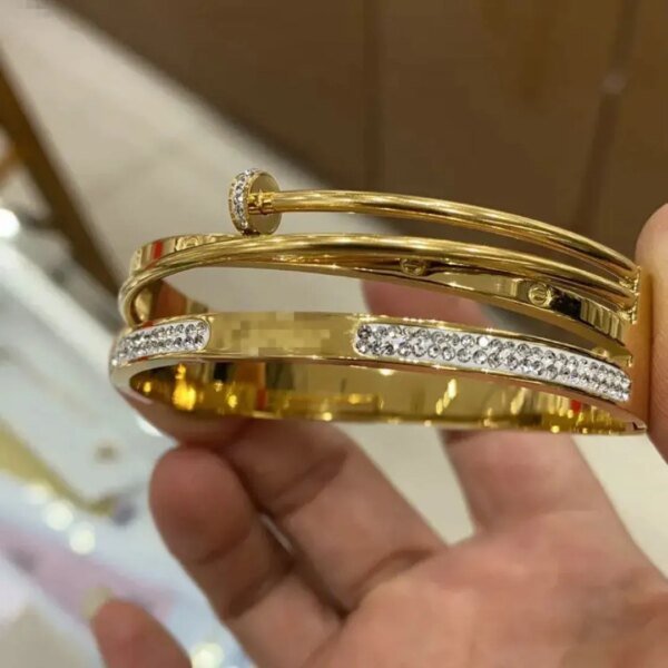 SS Bracelet for Women | Premium Stainless Steel Golden Bracelet | Stylish Jewelry