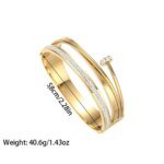 SS Bracelet for Women | Premium Stainless Steel Golden Bracelet | Stylish Jewelry - Image 3