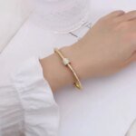 SS Bracelet for Women | Premium Stainless Steel Golden Bracelet | Stylish Jewelry