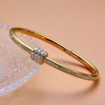 SS Bracelet for Women | Premium Stainless Steel Golden Bracelet | Stylish Jewelry - Image 8