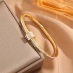 SS Bracelet for Women | Premium Stainless Steel Golden Bracelet | Stylish Jewelry - Image 3
