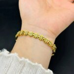 SS Bracelet for Women | Premium Stainless Steel Golden Bracelet | Stylish Jewelry
