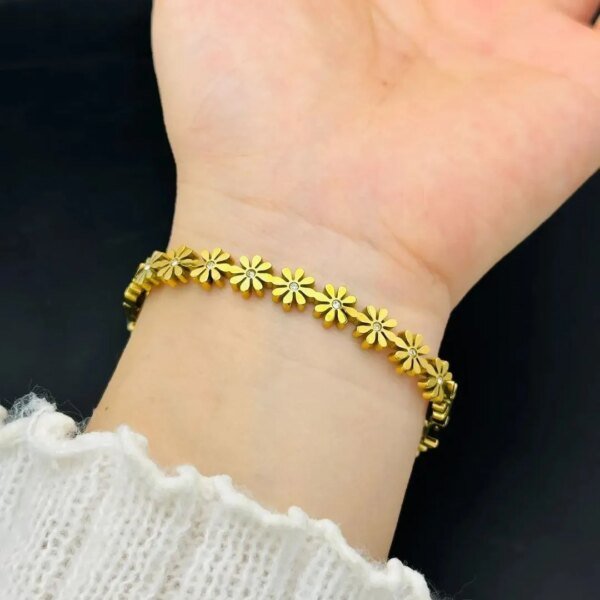 SS Bracelet for Women | Premium Stainless Steel Golden Bracelet | Stylish Jewelry