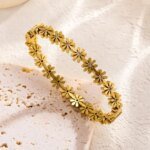 SS Bracelet for Women | Premium Stainless Steel Golden Bracelet | Stylish Jewelry - Image 3