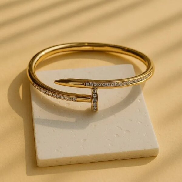 SS Bracelet for Women | Premium Stainless Steel Golden Bracelet | Stylish Jewelry