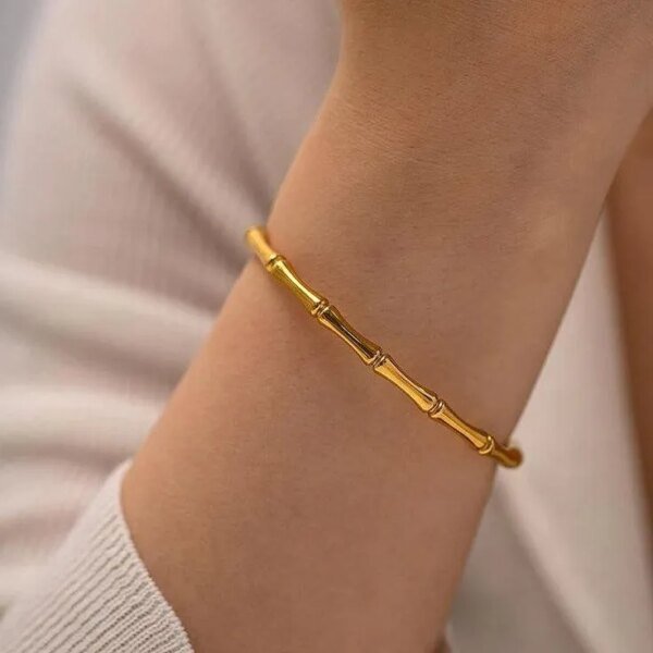 SS Bracelet for Women | Premium Stainless Steel Golden Bracelet | Stylish Jewelry