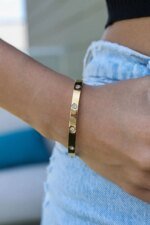 SS Bracelet for Women | Premium Stainless Steel Golden Bracelet | Stylish Jewelry - Image 6