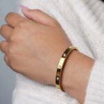SS Bracelet for Women | Premium Stainless Steel Golden Bracelet | Stylish Jewelry - Image 3