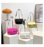 Stylish Shiny Shoulder Bag - Image 5