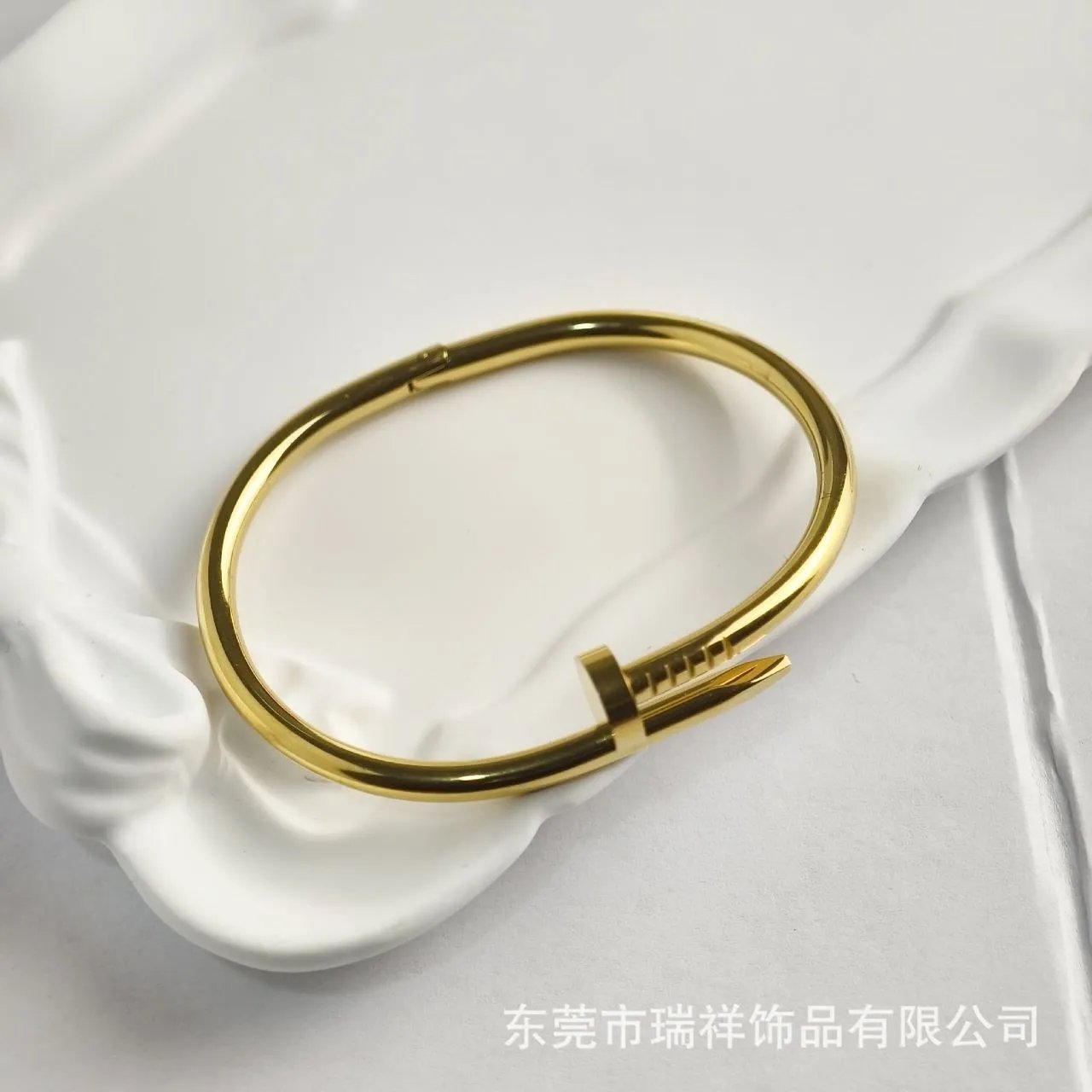 photo_6071255793153020231_y SS Bracelet for Women | Premium Stainless Steel Golden Bracelet | Stylish Jewelry - Image 1