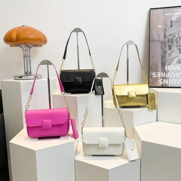Stylish Shiny Shoulder Bag