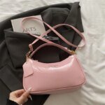Women's Premium Patent Leather Shoulder Bag | Elegant Crossbody Handbag with Adjustable Strap | Stylish Ladies Purse - Image 7