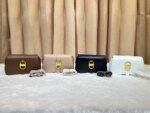 Women's Premium Leather Crossbody Bag | Elegant Shoulder Handbag with Gold Buckle | Fashion Ladies Sling Purse - Image 2