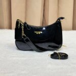 Women's Premium Patent Leather Shoulder Bag | Elegant Crossbody Handbag with Adjustable Strap | Stylish Ladies Purse