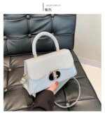 Women’s PU Leather Handbag | Sparkle Glitter Top Handle & Shoulder Bag | Stylish Ladies Fashion Purse - Image 6
