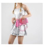 Women’s PU Leather Shoulder Bag | Trendy Crocodile Texture Crossbody Handbag | Orange & Pink Fashion Bag - Image 4