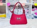 Women’s PU Leather Handbag | Trendy Bow Design Shoulder Bag | Stylish Ladies Fashion Purse - Image 3