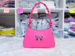 Women’s PU Leather Handbag | Trendy Bow Design Shoulder Bag | Stylish Ladies Fashion Purse - Image 2