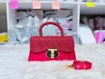 Women’s PU Leather Handbag | Sparkle Glitter Top Handle & Shoulder Bag | Stylish Ladies Fashion Purse - Image 4