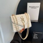 Women’s PU Leather Shoulder Bag | Stylish Chain Crossbody Handbag for Women - Image 5