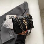 Women’s PU Leather Shoulder Bag | Stylish Chain Crossbody Handbag for Women - Image 3