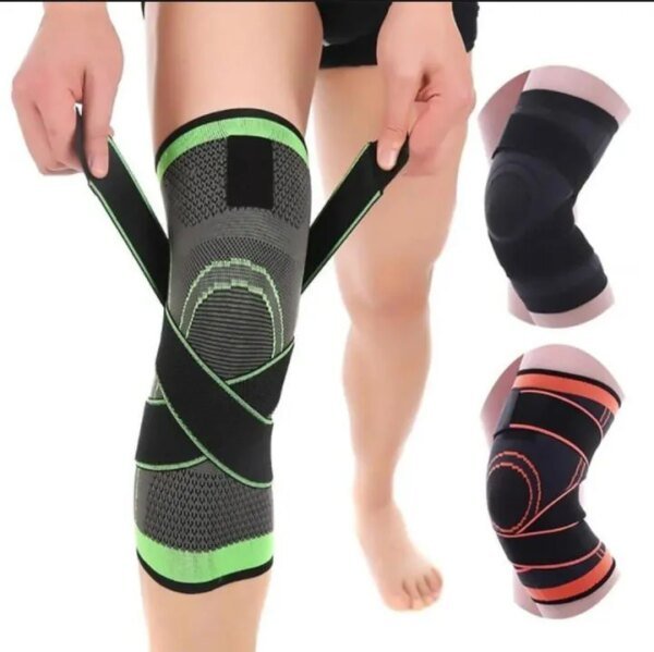 Compression Knee Sleeve with Pressure Straps