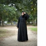 প্রিমিয়াম স্টোন বোরকা ( black ) - Image 2