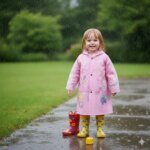Beautiful Baby Rain Coat - Only Raincoat (Pink) - Image 3