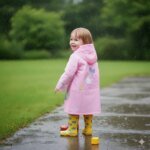 Beautiful Baby Rain Coat - Only Raincoat (Pink) - Image 2