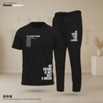 Stylish Sports Track Suit full Set T shirt & Trouser
