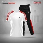 Stylish Sports Track Suit full Set T shirt & Trouser
