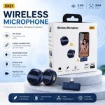 Type c + iphone port SX21 Wireless Microphone